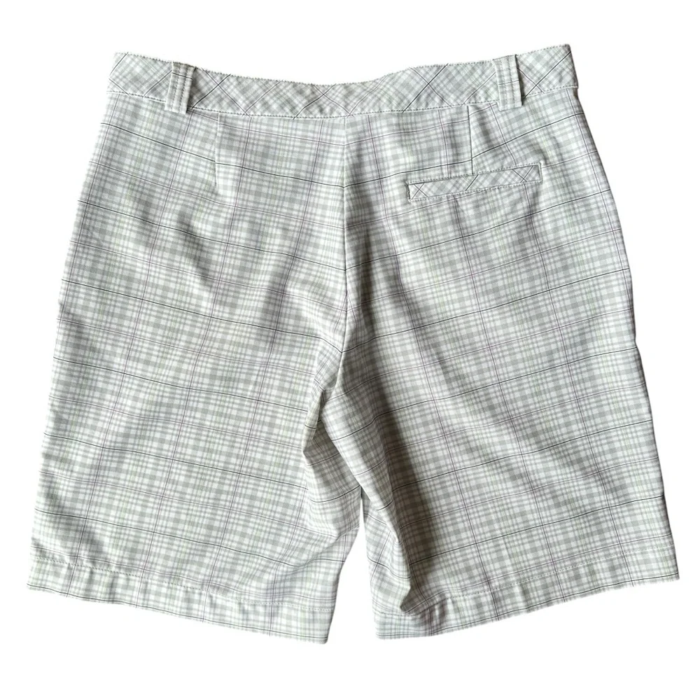 Tommy Armour Plaid Golf Shorts Sz 10 Dri-Logic Stretch NWOT No Flaws